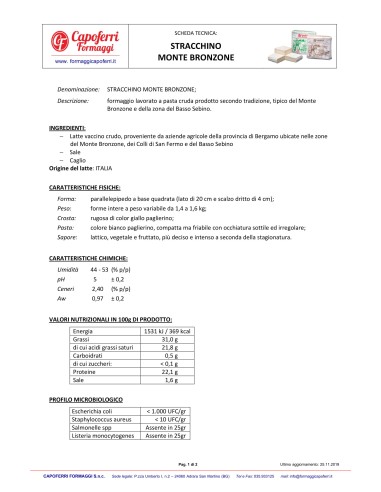 Stracchino MB - Sel. Capoferri