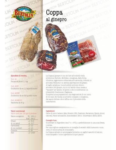 Coppa al Ginepro 600 gr