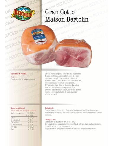 Gran Cotto Bertolin 8kg