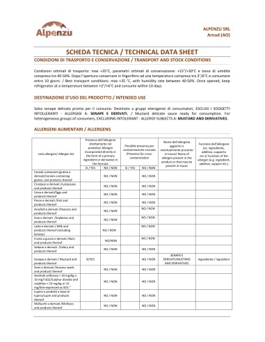 Senape BIO Alpenzu