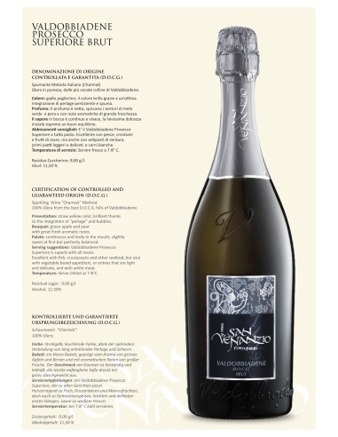 Valdobbiadene Prosecco Superiore Brut